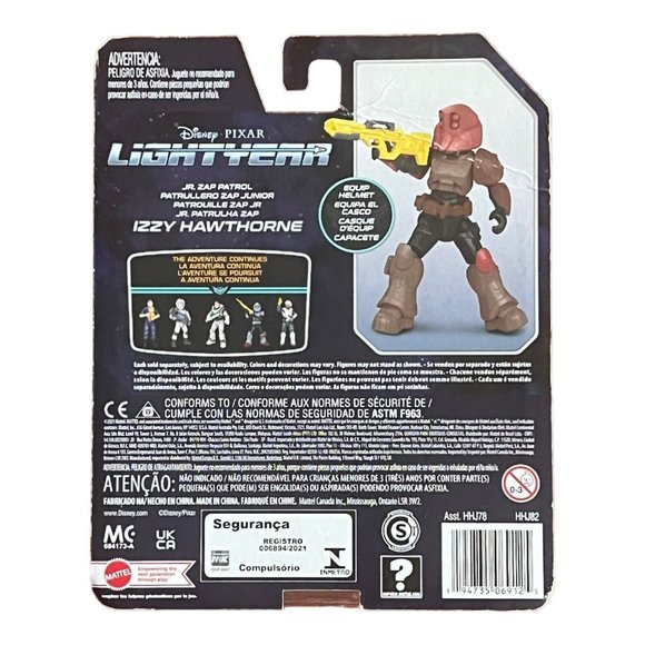 Disney Pixar LIghtyear Movie Izzy Hawthorne 4.5” Mattel Action Figure - Picture 2 of 3